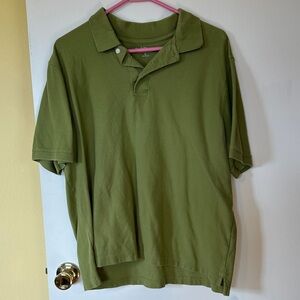 croft & barrow Olive Green Men's Polo Shirt